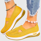 Greta | Women's Orthopaedic Slip-On Shoes | Knitted, Cushioned Sole, All-Day Comfort