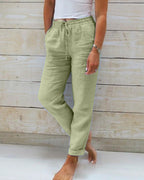 Jade | Women's Casual Trousers | Elasticated Waist, All-Day Comfort | 6 Colours