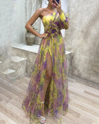 Split Maxi Dress | Long Sleeve, Elegant | Orla