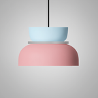 Mira | Pendant Light | Nordic Dome, Dual-Tone, LED, Zinc Alloy | 1-Light