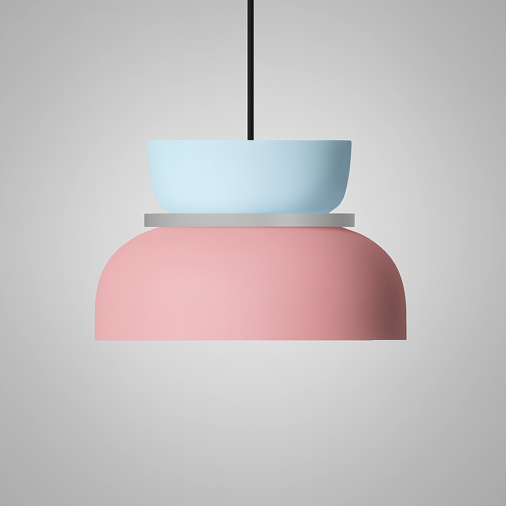 Mira | Pendant Light | Nordic Dome, Dual-Tone, LED, Zinc Alloy | 1-Light