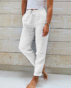Jade | Women's Casual Trousers | Elasticated Waist, All-Day Comfort | 6 Colours