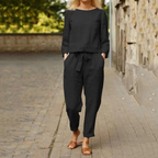 Women 2 Piece Blouse Trouser Set