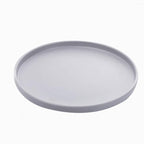 Ondina | Melamine Dinnerware Set | 16-Piece Farm Style | Gray, Black, Green