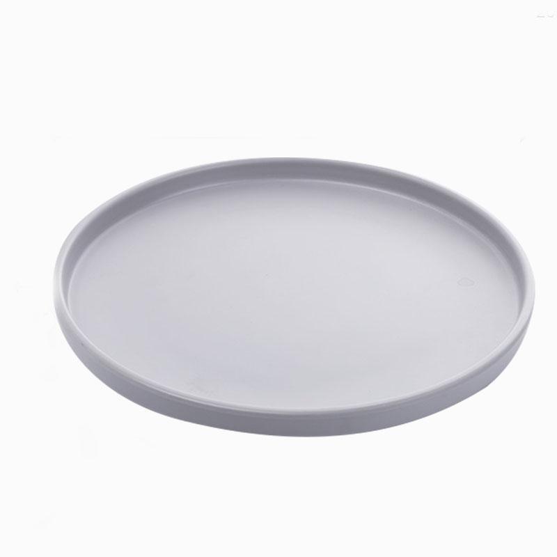 Ondina | Melamine Dinnerware Set | 16-Piece Farm Style | Gray, Black, Green
