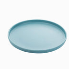 Ondina | Melamine Dinnerware Set | 16-Piece Farm Style | Gray, Black, Green