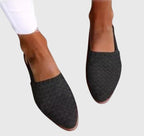 Xena | Women's Slingback Flats | Woven, Adjustable Strap | Orthopaedic Summer