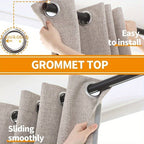 Blackout Curtains Energy Efficient Thermal Insulated