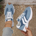 Aria | Women Retro Platform Chunky Sneakers Lace Up