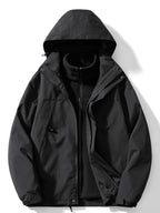 Women 3 in 1 Waterproof Windproof Jacket Removable Hood