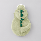 Kids Dinosaur Costume Baby Hooded Romper Sherpa Fleece Toddler