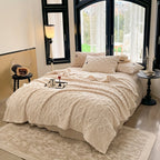 Tamsin | Taffeta Blanket | All-Season, Lightweight | Beige, Soft Polyester