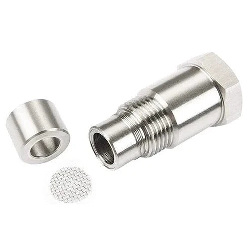 Alba | O2 Sensor Adapter | Check Engine Light Eliminator | M18x1.5, Stainless Steel