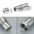 Alba | O2 Sensor Adapter | Check Engine Light Eliminator | M18x1.5, Stainless Steel