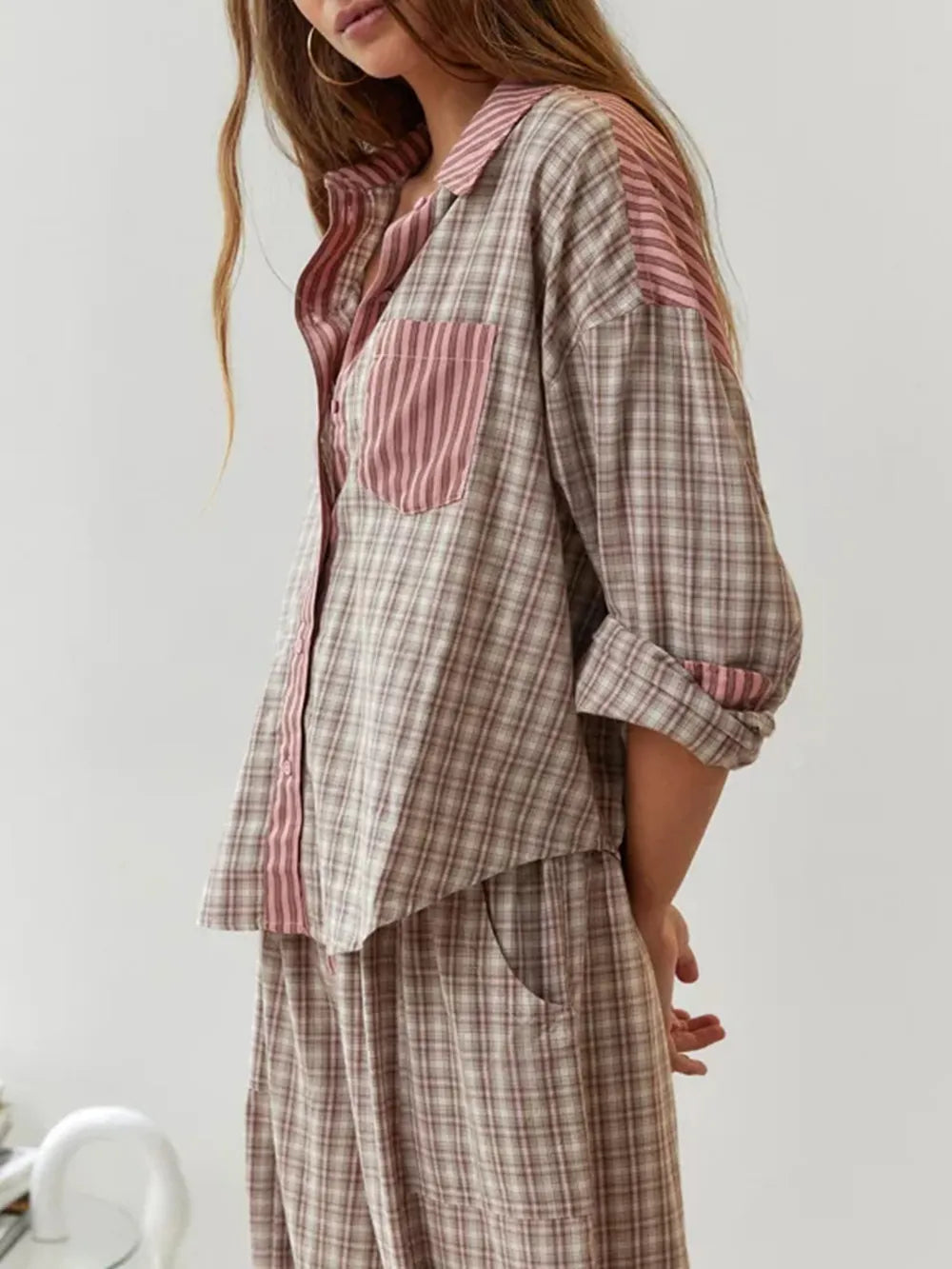 Wenna | Women's Pajama Set | Two-Piece, Soft Cotton, Stretch | Lounge