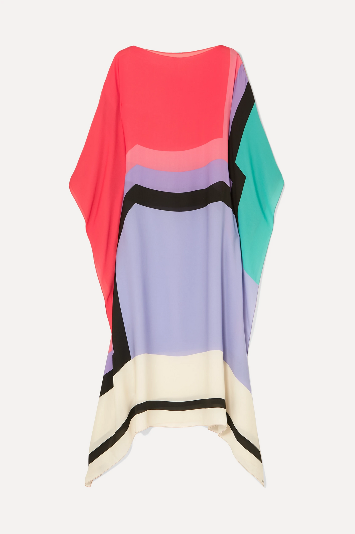 Linnea | Women Geometric Print Kaftan Batwing Sleeve Maxi Dress