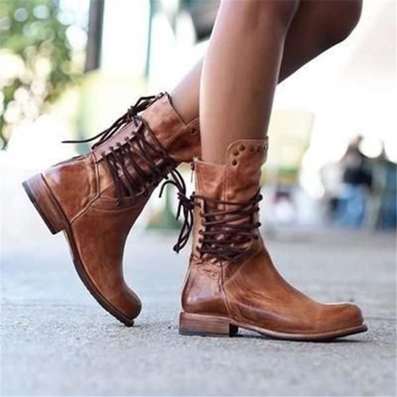 Women Boots Heel Stability Calf