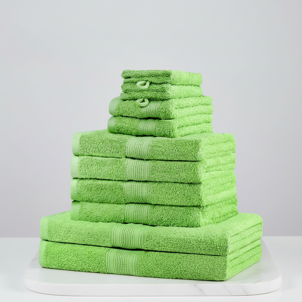 Jolie | Towel Set 10-Piece | 100% Cotton, Soft & Absorbent | Oeko-Tex Certified
