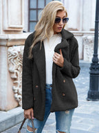 Women's Coat | Lapel Collar, Mid-Length | Linnea