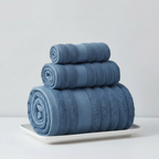Kira | Cotton Towel Set | 100% Cotton, Soft & Absorbent | 3-Piece