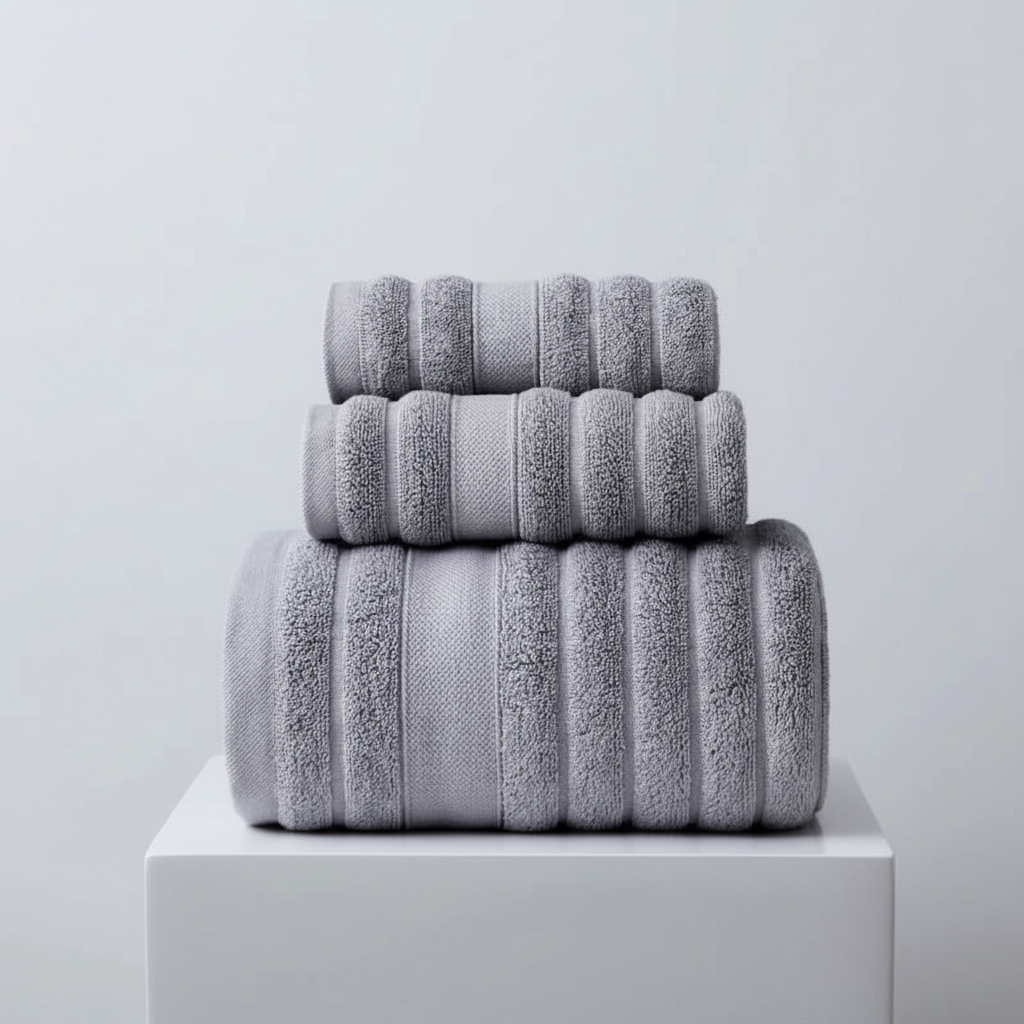 Kira | Cotton Towel Set | 100% Cotton, Soft & Absorbent | 3-Piece