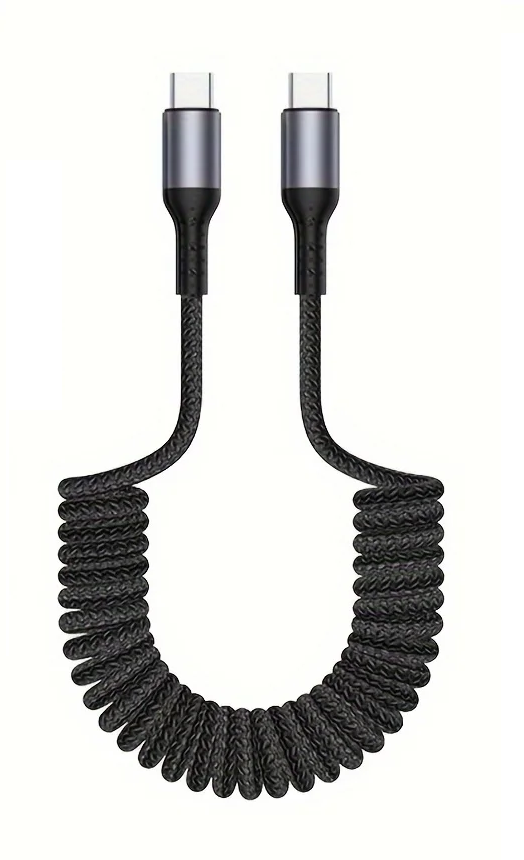 Esma | USB-C Charging Cable | 100W Fast Charge, Spring Design | Buy 1 Get 1 Free