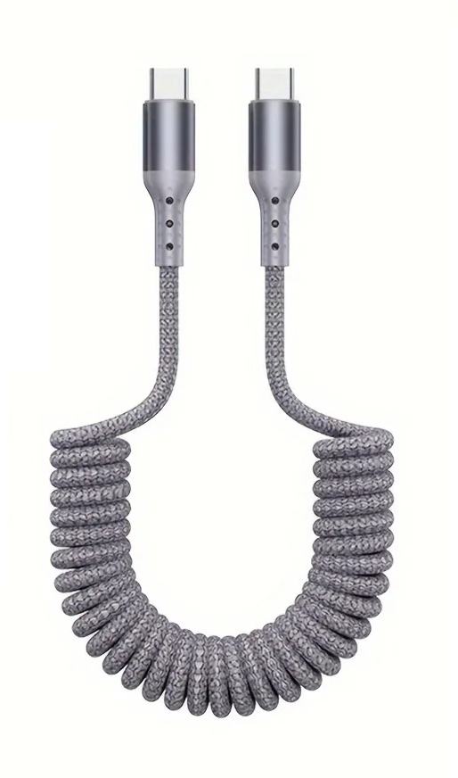 Esma | USB-C Charging Cable | 100W Fast Charge, Spring Design | Buy 1 Get 1 Free