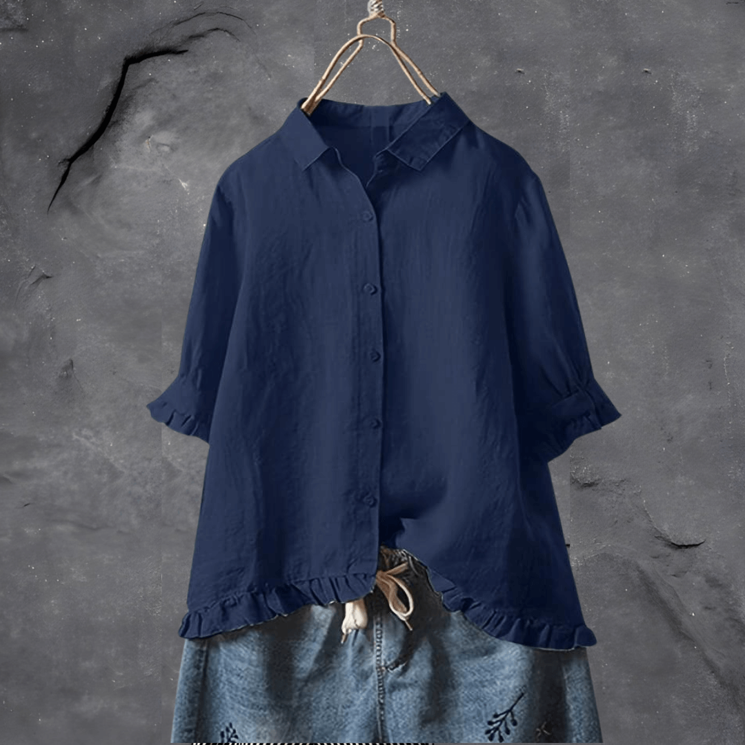 Posy | Women's Button-Down Shirt | Loose Fit, Casual Blouse