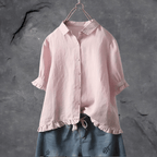Posy | Women's Button-Down Shirt | Loose Fit, Casual Blouse