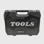 Iris | 108-Piece Ratchet Socket Set | Chrome Vanadium, 1/2" & 1/4" Drive | Torx Included