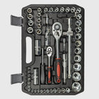 Iris | 108-Piece Ratchet Socket Set | Chrome Vanadium, 1/2" & 1/4" Drive | Torx Included