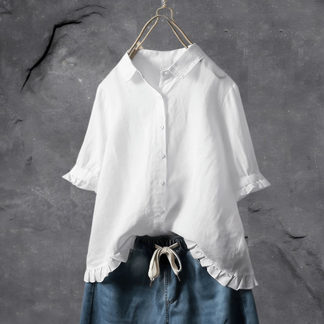 Posy | Women's Button-Down Shirt | Loose Fit, Casual Blouse