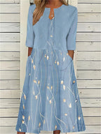 Jolie | Two Piece Midi Dress | Flowy Skirt Set, Flattering Fit | Women
