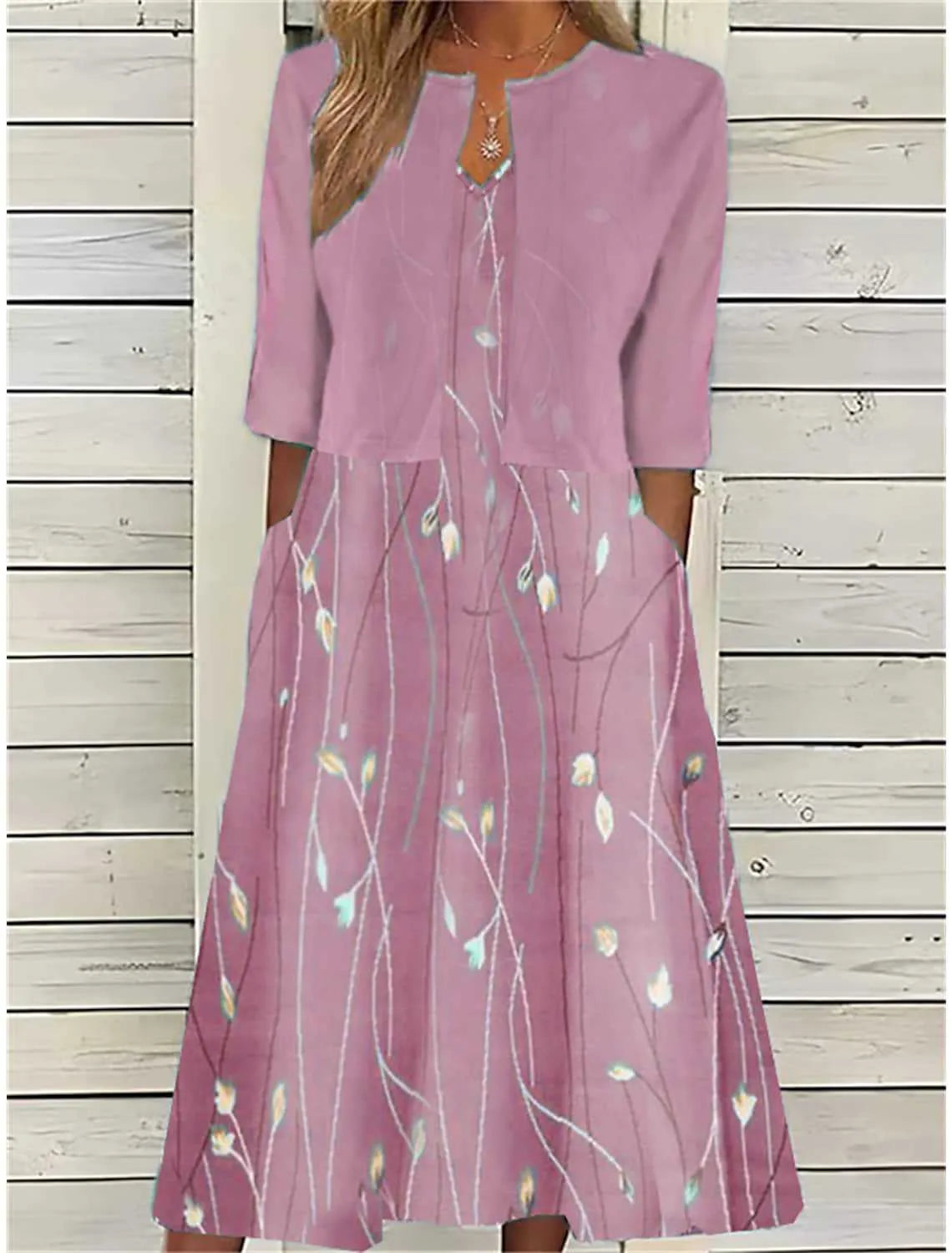 Jolie | Two Piece Midi Dress | Flowy Skirt Set, Flattering Fit | Women
