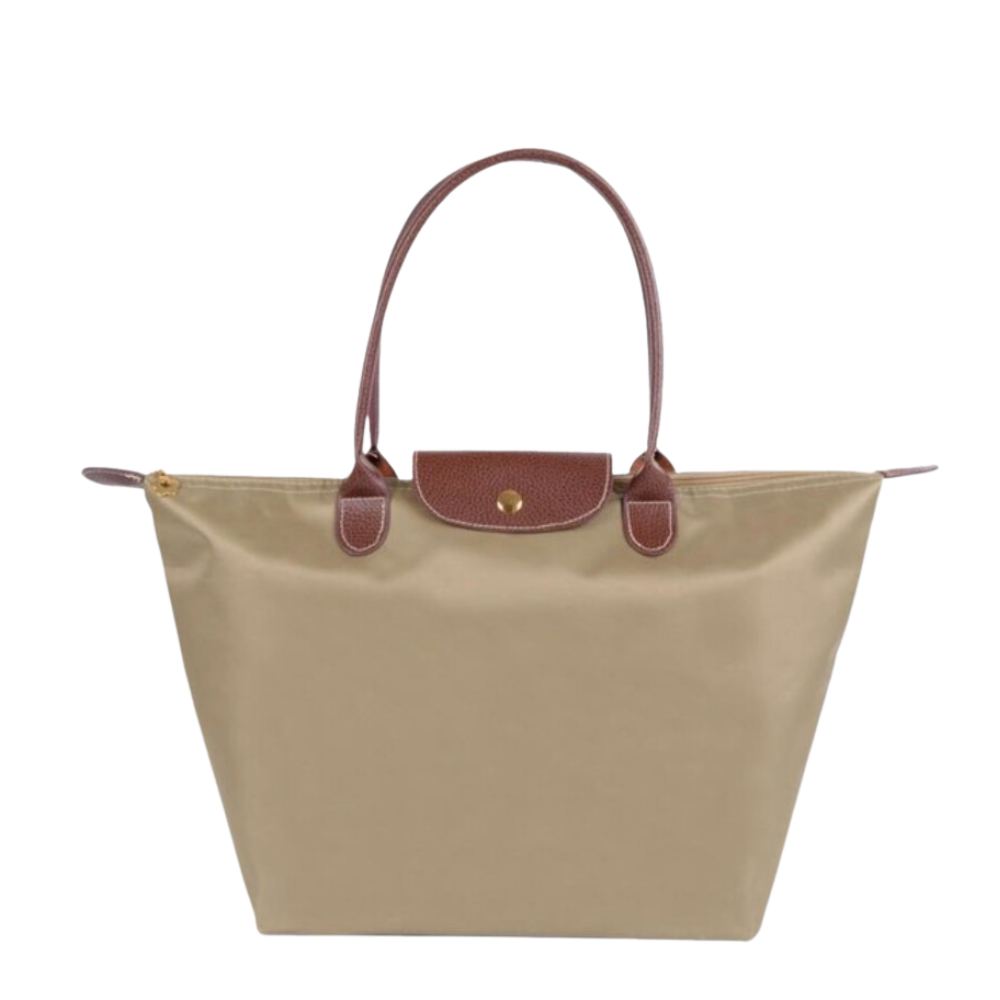 Vianne | Women's Leather Tote Bag | Large Shoulder Bag, Zipper Closure