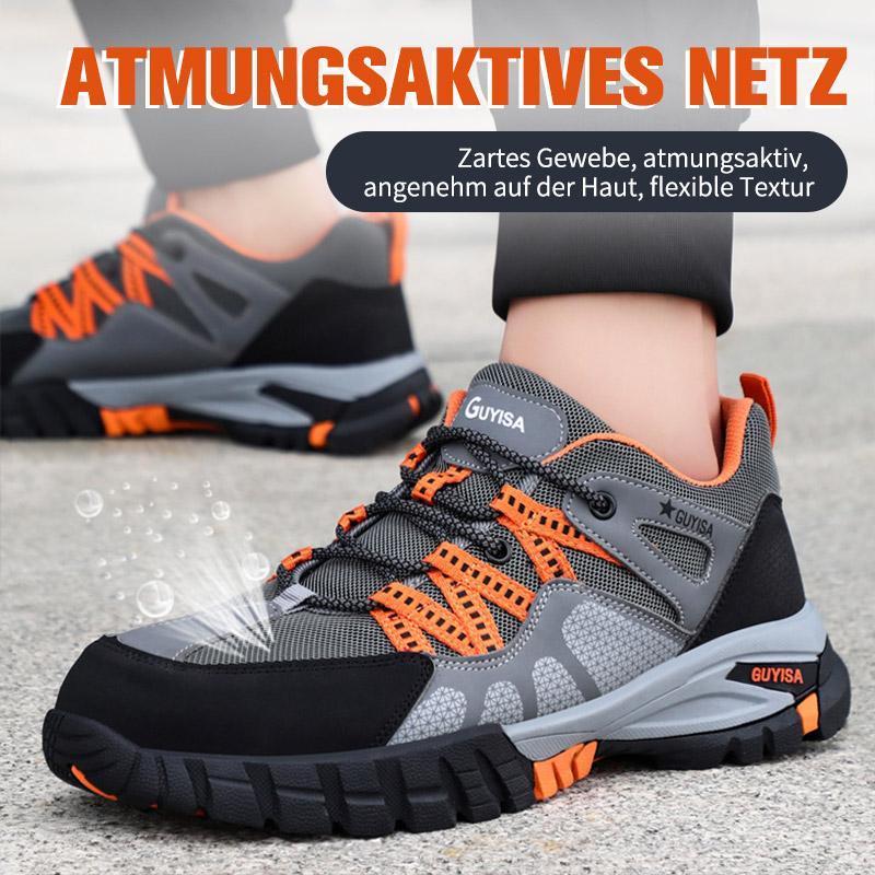 Marlow | Men's Steel Toe Safety Shoes | Anti-Smash, Slip-Resistant | Grey