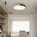 Inez | Ceiling Light | Scandinavian Wood LED, Round | Modern Indoor