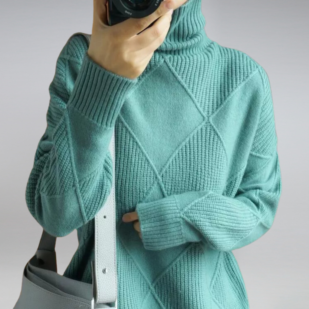 Orla | Women's Cashmere Turtleneck Sweater | Soft, Warm & Elegant
