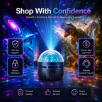 Galaxy Sky Projector Night Light | 360 Rotating USB Powered
