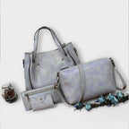 Women 4 Piece Bag Set Vintage