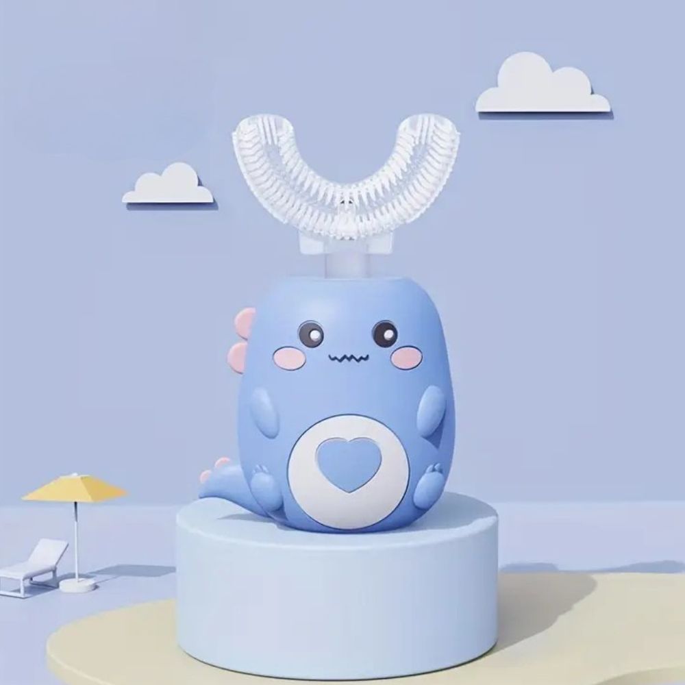 Zinnia | Kids Electric Toothbrush | 360° U-Shape, Sonic, Rechargeable | Smart Timer
