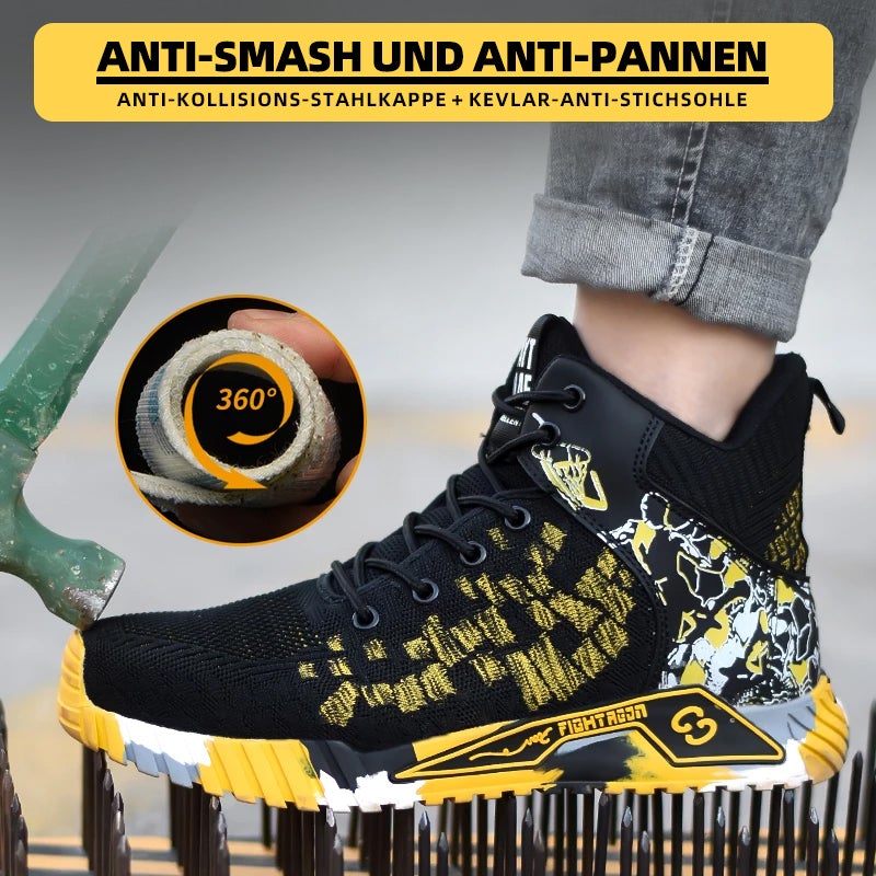 Quinn | Safety Shoes | Steel Toe, Anti-Puncture, Ankle Protection | EN ISO 20345