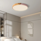Inez | Ceiling Light | Scandinavian Wood LED, Round | Modern Indoor