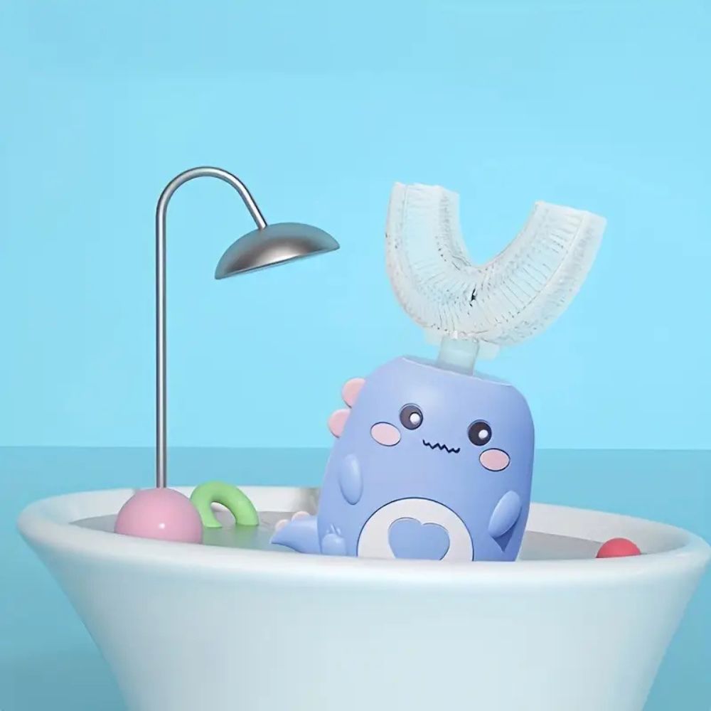 Zinnia | Kids Electric Toothbrush | 360° U-Shape, Sonic, Rechargeable | Smart Timer