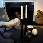 Xanthe | LED Pinecone Candles | Flameless, Remote & Timer | Warm White
