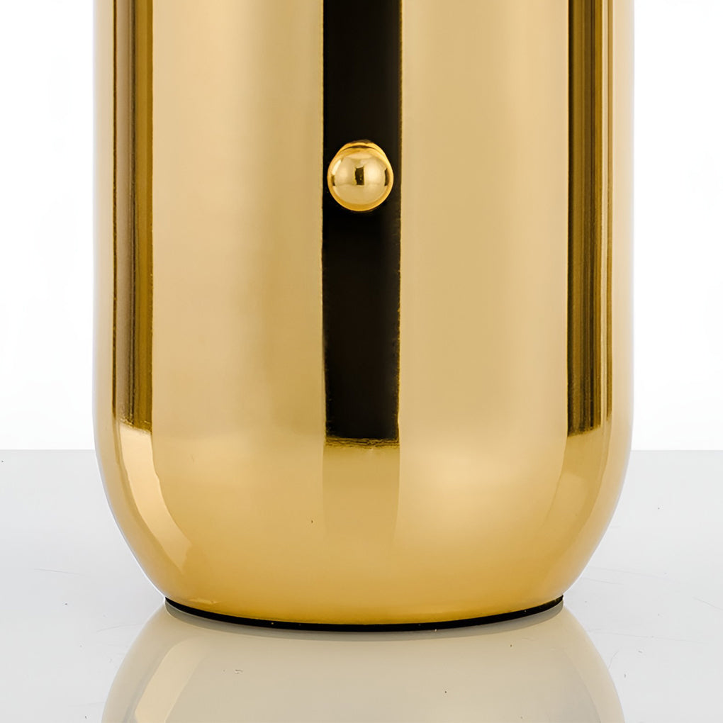 Opal | Table Lamp | Hand-Blown Glass, Nordic Style | Gold & Black