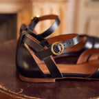 Women Strappy Flat Sandals Ankle Strap