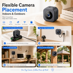 Clea | Security Camera | 1080P HD, Night Vision, Wireless | Magnetic Mount