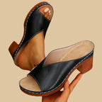 Women Orthopedic Sandals Thick Heel
