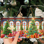 Briar | Diamond Painting Christmas Cards | DIY Kit, Santa & Animal | 12pcs